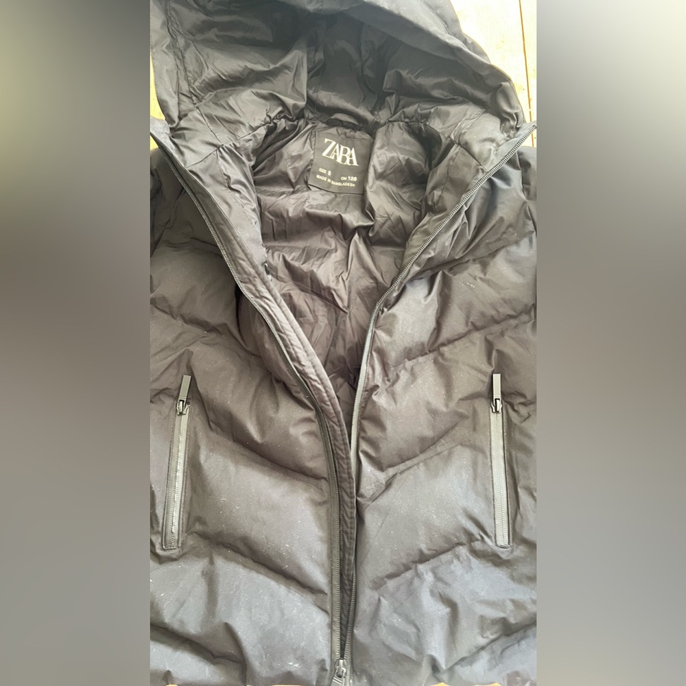 Zara Black Puffer Jacket